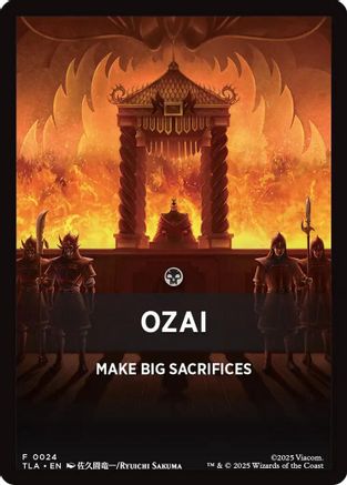 Ozai Theme Card (TLA-024) - Avatar: The Last Airbender MTG Single Avatar: The Last Airbender