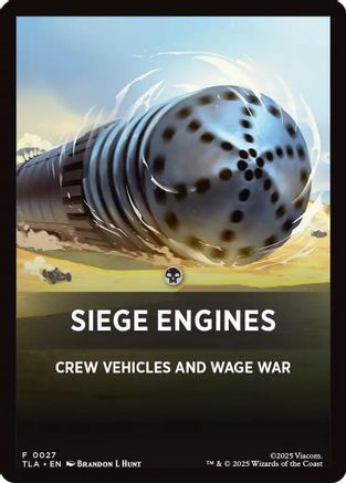 Siege Engines Theme Card (TLA-027) - Avatar: The Last Airbender MTG Single Avatar: The Last Airbender