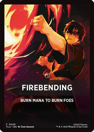 Firebending Theme Card (0029) (TLA-029) [Avatar: The Last Airbender] MTG Single Wizards of the Coast
