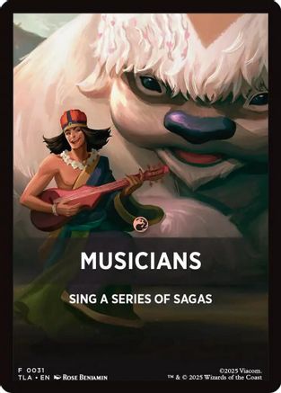 Musicians Theme Card (TLA-031) - Avatar: The Last Airbender MTG Single Avatar: The Last Airbender
