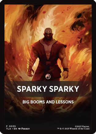 Sparky Sparky Theme Card (TLA-035) - Avatar: The Last Airbender MTG Single Avatar: The Last Airbender