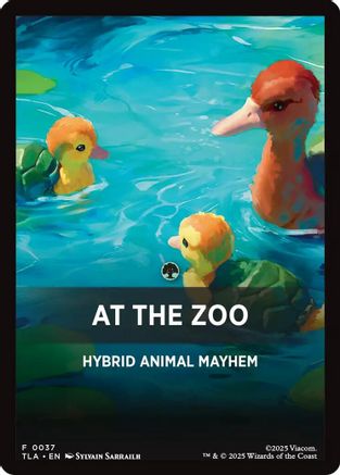 At The Zoo Theme Card (TLA-037) [Avatar: The Last Airbender] MTG Single Wizards of the Coast