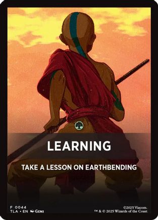 Learning Theme Card (TLA-044) - Avatar: The Last Airbender MTG Single Avatar: The Last Airbender