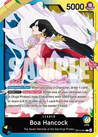 Boa Hancock - OP14-041 (OP14-041) [The Azure Sea's Seven] One Piece Single Bandai