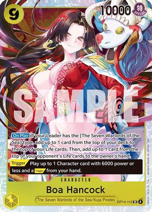 Boa Hancock - OP14-112 (OP14-112) [The Azure Sea's Seven] Foil One Piece Single Bandai