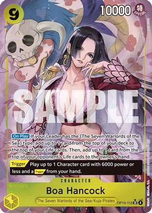 Boa Hancock - OP14-112 (Alternate Art) (OP14-112) [The Azure Sea's Seven] Foil One Piece Single Bandai