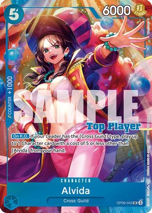 Alvida (CS 25-26 Top Player Pack Vol. 2) (OP09-043) [One Piece Promotion Cards] Foil One Piece Single Bandai