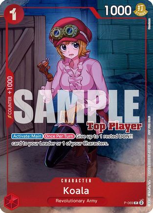 Koala (CS 25-26 Top Player Pack Vol. 2) (P-069) [One Piece Promotion Cards] Foil One Piece Single Bandai