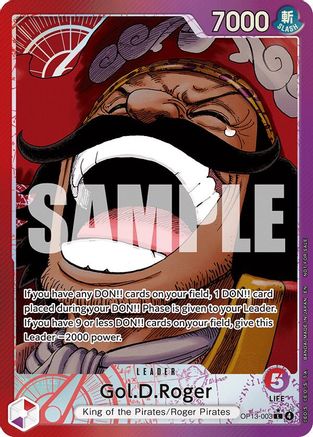Gol.D.Roger (Jumbo) (OP13-003) [One Piece Promotion Cards] One Piece Single Bandai