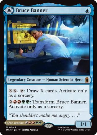 Bruce Banner (MSH-049) [Marvel Super Heroes] MTG Single Wizards of the Coast