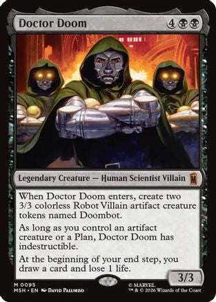 Doctor Doom (MSH-095) [Marvel Super Heroes] MTG Single Wizards of the Coast