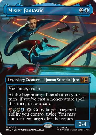 Mister Fantastic (MSC-002) [Commander: Marvel Super Heroes] MTG Single Commander: Marvel Super Heroes