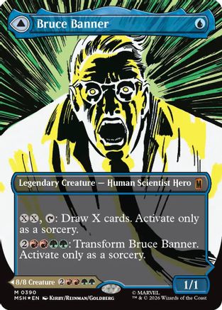 Bruce Banner (MSH-390) [Marvel Super Heroes] Foil MTG Single Wizards of the Coast