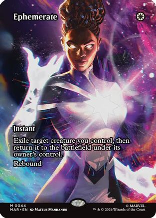 Ephemerate (MAR-044) [Marvel Universe Eternal-Legal] MTG Single Wizards of the Coast
