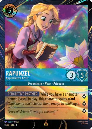 Rapunzel - Appreciative Artist (1) [Disney Lorcana Promo Cards] Holofoil Lorcana Single Disney