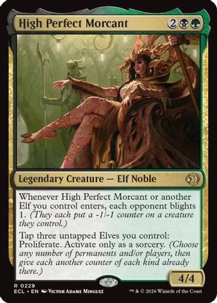 High Perfect Morcant (ECL-229) [Lorwyn Eclipsed] Foil MTG Single Lorwyn Eclipsed