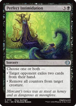 Perfect Intimidation (ECL-115) [Lorwyn Eclipsed] Foil MTG Single Lorwyn Eclipsed