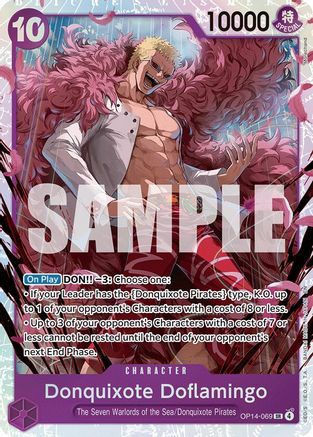 Donquixote Doflamingo - OP14-069 (OP14-069) [The Azure Sea's Seven] Foil One Piece Single Bandai