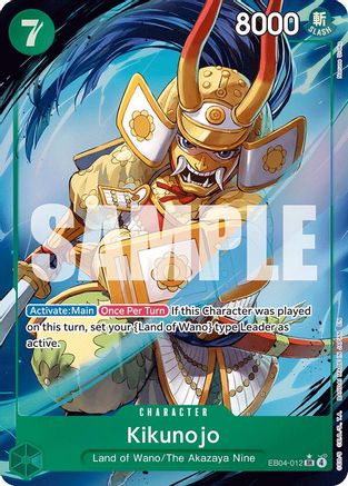 Kikunojo - EB04-012 (Alternate Art) (EB04-012) [The Azure Sea's Seven] Foil One Piece Single Bandai