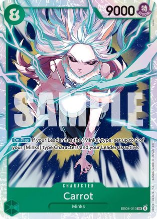 Carrot (EB04-013) [The Azure Sea's Seven] Foil One Piece Single Bandai