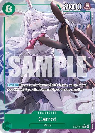 Carrot (Alternate Art) (EB04-013) [The Azure Sea's Seven] Foil One Piece Single Bandai