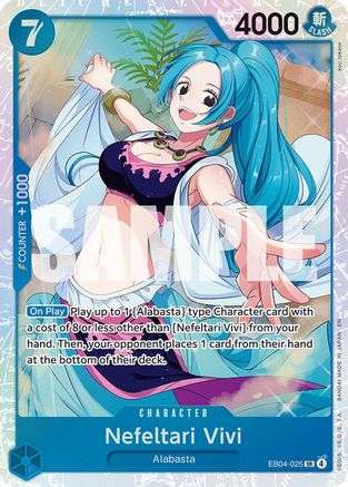 Nefeltari Vivi (EB04-025) [The Azure Sea's Seven] Foil One Piece Single Bandai