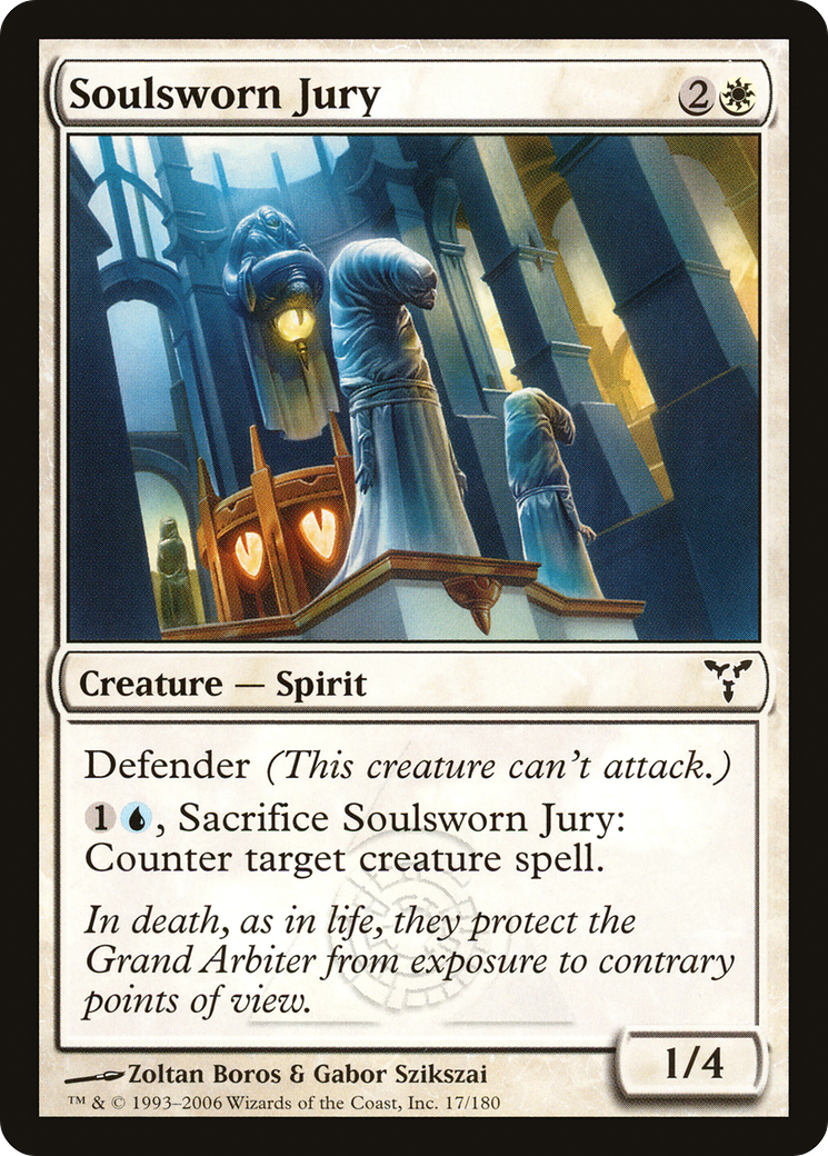 Soulsworn Jury (DIS-017) [Dissension] Foil MTG Single Wizards of the Coast