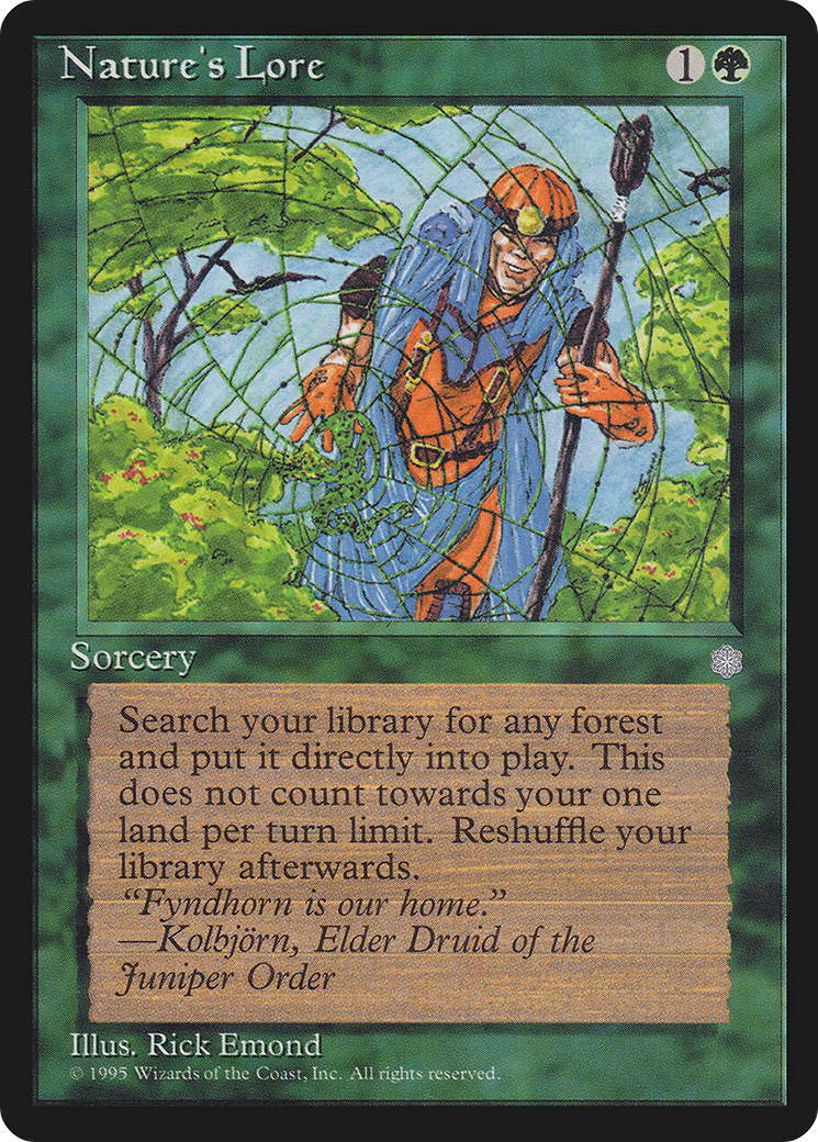 Nature's Lore (ICE-255) [Ice Age] MTG Single Wizards of the Coast