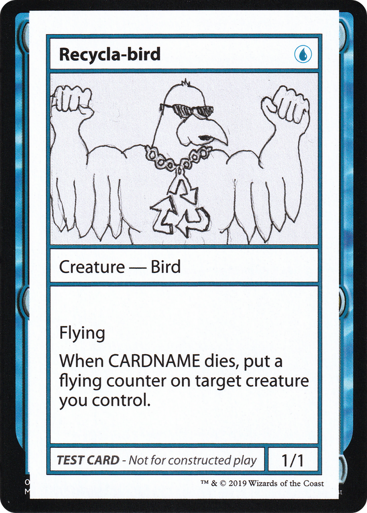 Recycla-bird (CMB1-028) [Mystery Booster] Playtest Cards 2021 MTG Single Wizards of the Coast