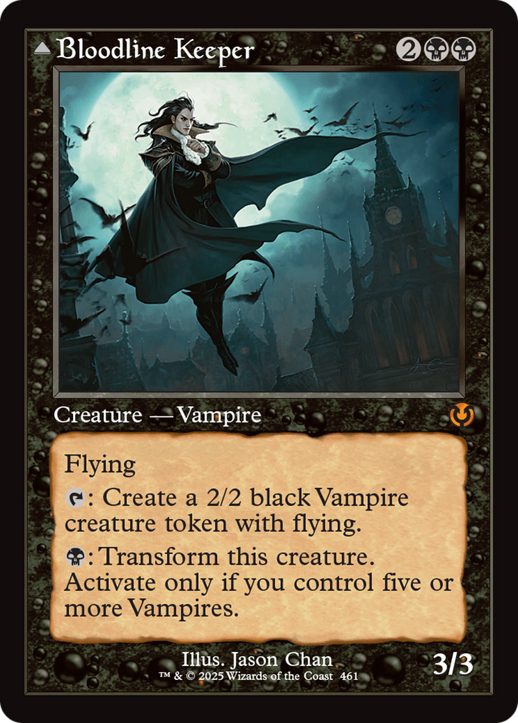 Bloodline Keeper (INR-461) [Innistrad Remastered] Foil MTG Single Wizards of the Coast