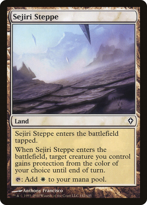 Sejiri Steppe (WWK-142) [Worldwake] Foil MTG Single Wizards of the Coast