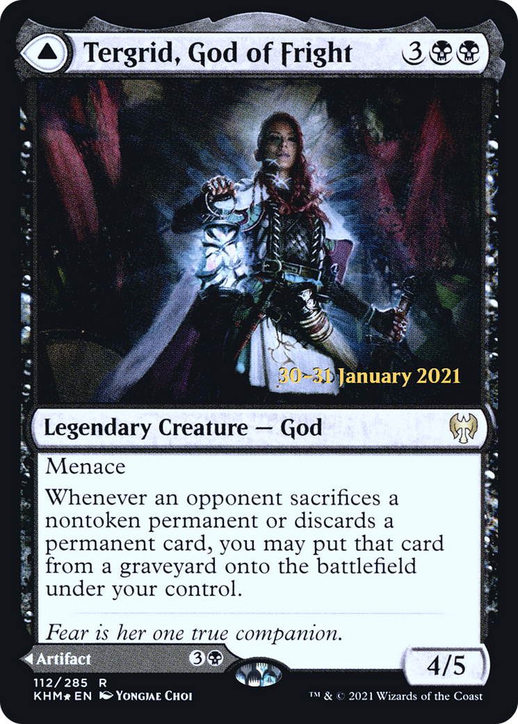 Tergrid, God of Fright (PRE-112) [Kaldheim Promos] Foil MTG Single Wizards of the Coast