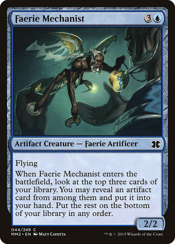 Faerie Mechanist (MM2-044) [Modern Masters 2015] Foil MTG Single Wizards of the Coast