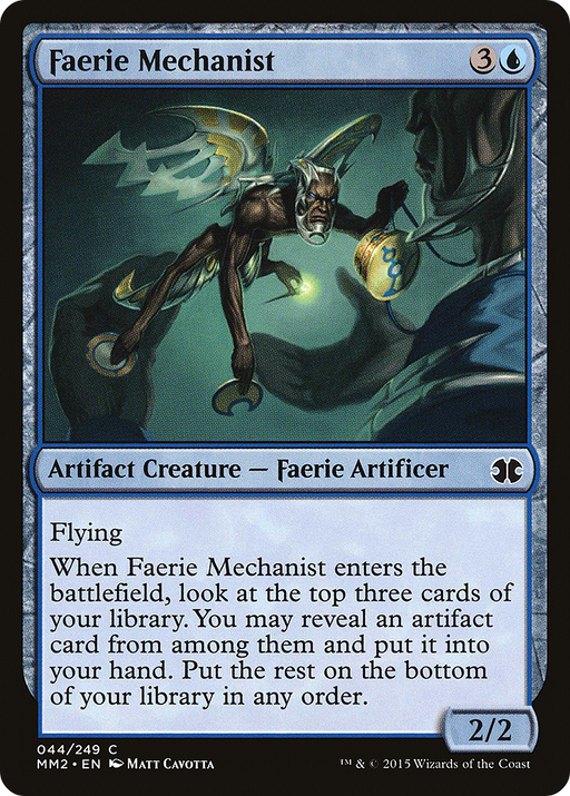 Faerie Mechanist (MM2-044) [Modern Masters 2015] MTG Single Wizards of the Coast