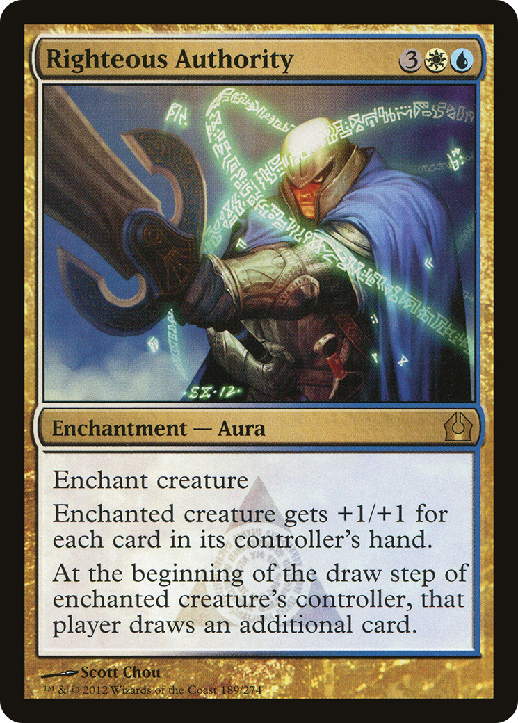 Righteous Authority (RTR-189) [Return to Ravnica] Foil MTG Single Wizards of the Coast
