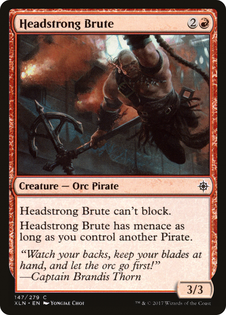 Headstrong Brute (XLN-147) [Ixalan] Foil MTG Single Wizards of the Coast