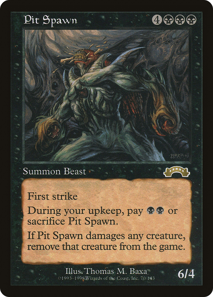 Pit Spawn (EXO-070) [Exodus] MTG Single Wizards of the Coast