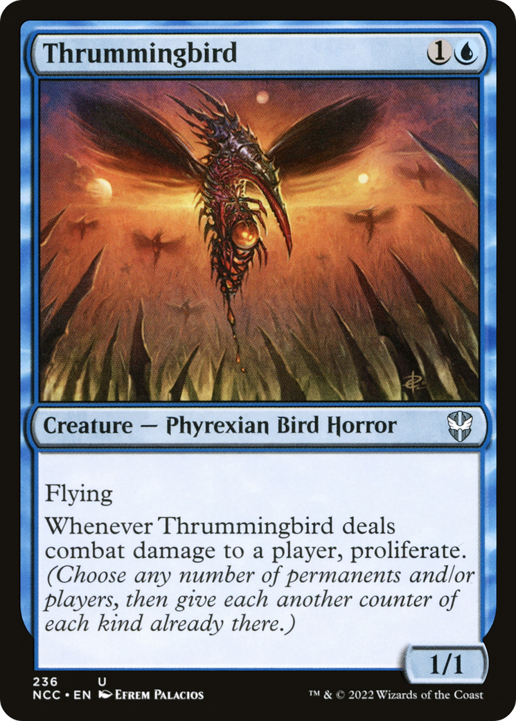 Thrummingbird (NCC-236) [New Capenna Commander] MTG Single Wizards of the Coast
