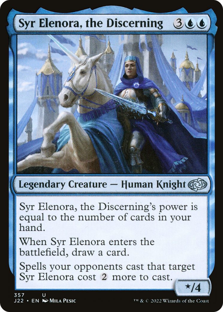 Syr Elenora, the Discerning (J22-357) [Jumpstart 2022] MTG Single Wizards of the Coast