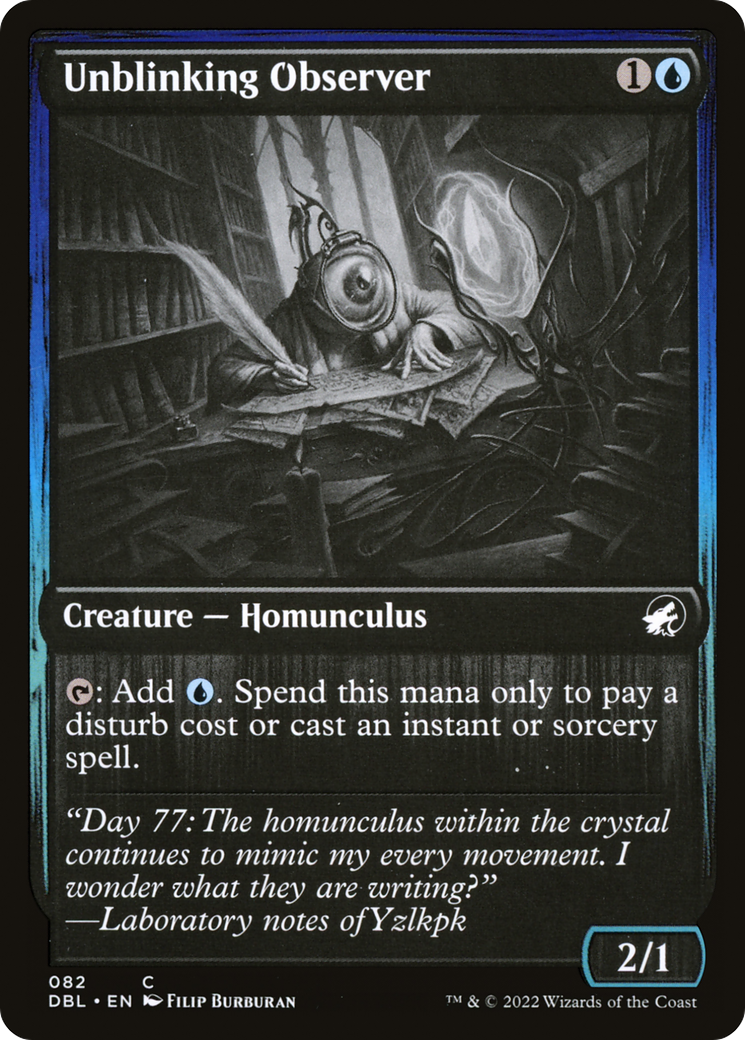 Unblinking Observer (DBL-082) [Innistrad: Double Feature] Foil MTG Single Wizards of the Coast
