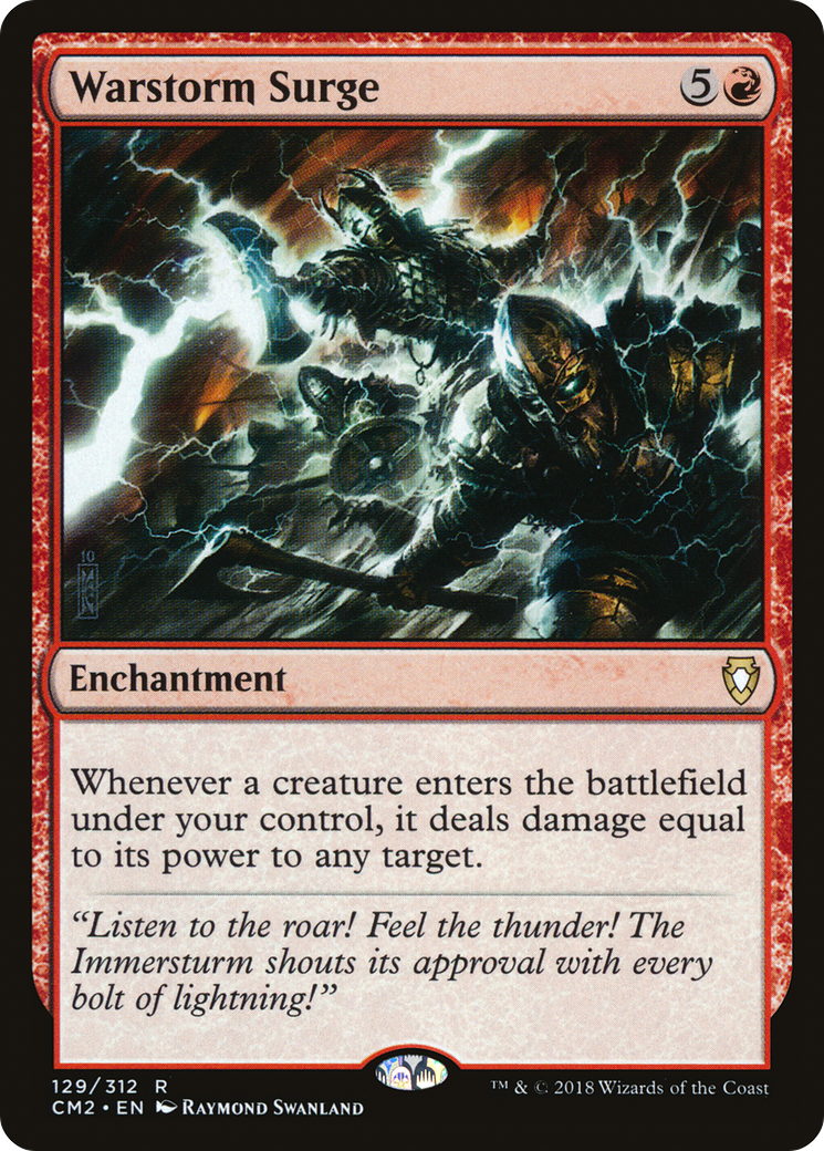 Warstorm Surge (CM2-129) [Commander Anthology Volume II] MTG Single Wizards of the Coast