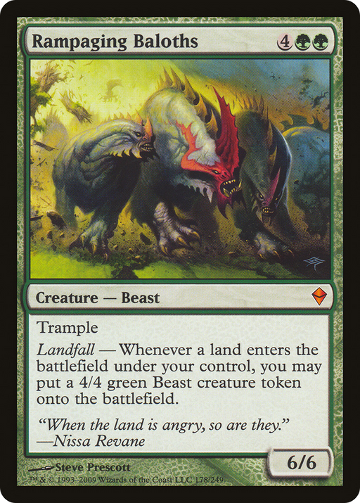 Rampaging Baloths (ZEN-178) [Zendikar] MTG Single Wizards of the Coast