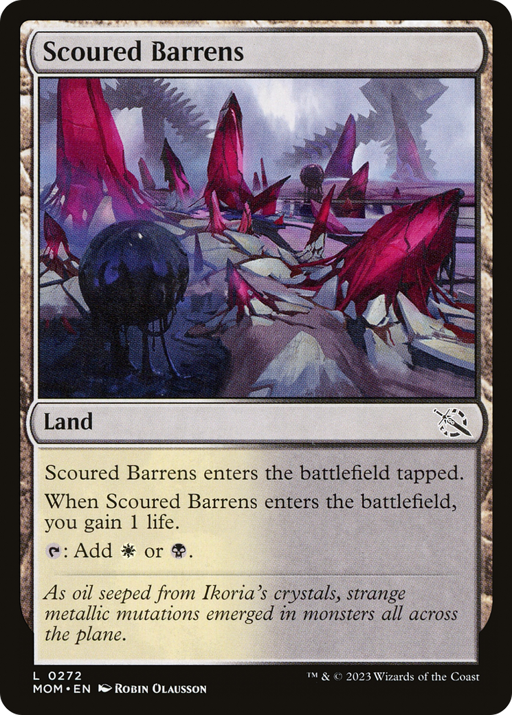 Scoured Barrens (MOM-272) [March of the Machine] MTG Single Wizards of the Coast