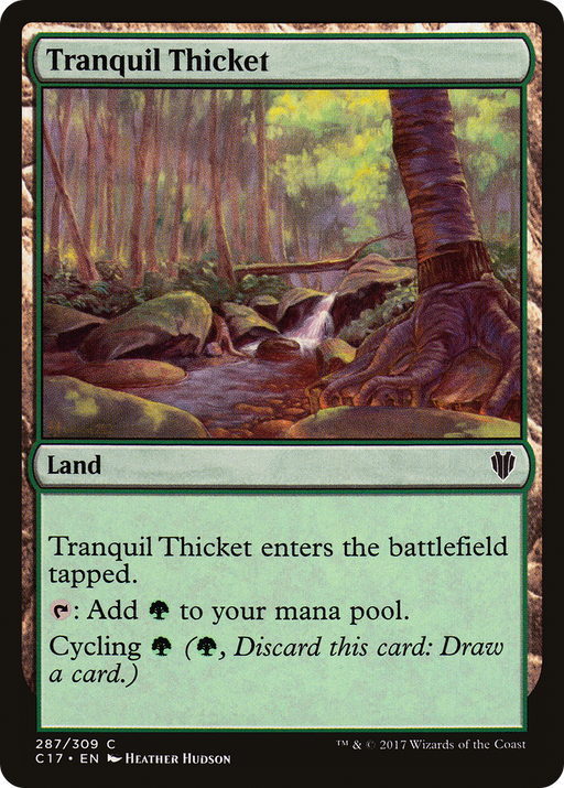 Tranquil Thicket (C17-287) [Commander 2017] MTG Single Wizards of the Coast