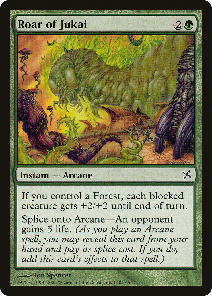 Roar of Jukai (BOK-140) [Betrayers of Kamigawa] MTG Single Wizards of the Coast