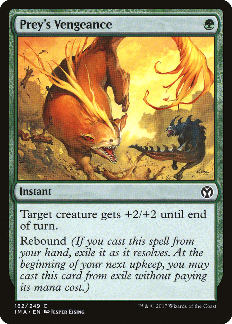 Prey's Vengeance (IMA-182) [Iconic Masters] Foil MTG Single Wizards of the Coast