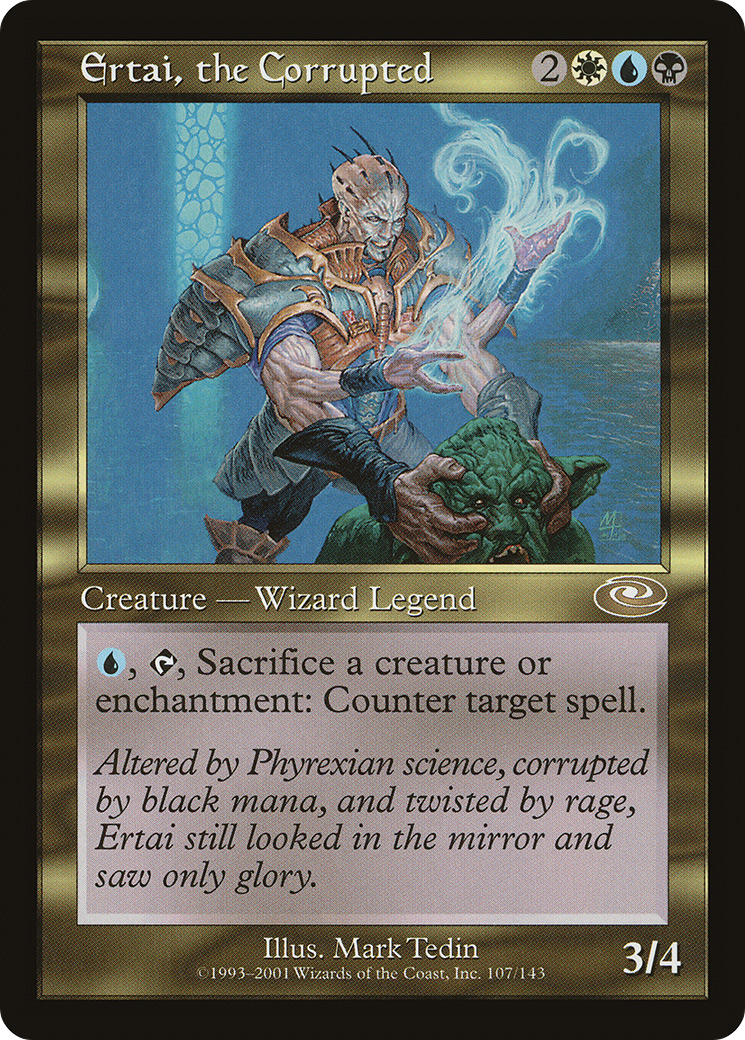 Ertai, the Corrupted (PLS-107) [Planeshift] Foil MTG Single Wizards of the Coast