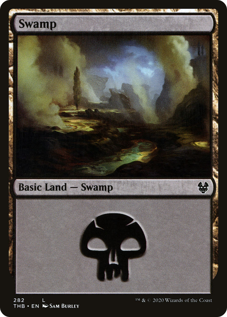 Swamp (THB-282) [Theros Beyond Death] Foil MTG Single Wizards of the Coast