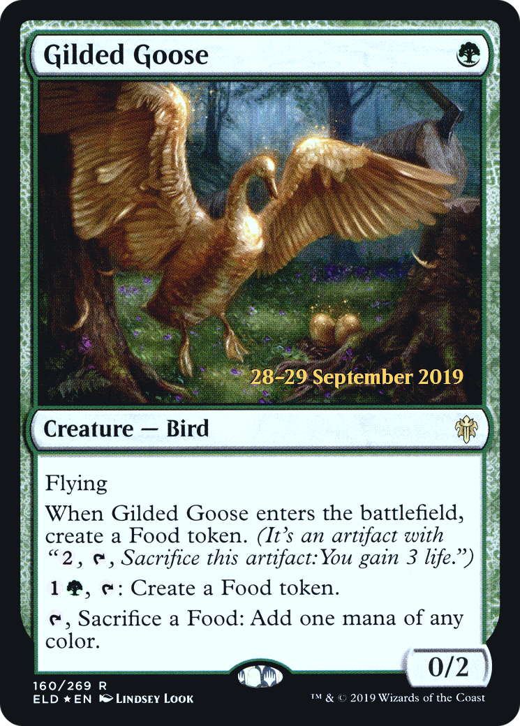 Gilded Goose (PRE-160) [Throne of Eldraine Promos] Foil MTG Single Wizards of the Coast