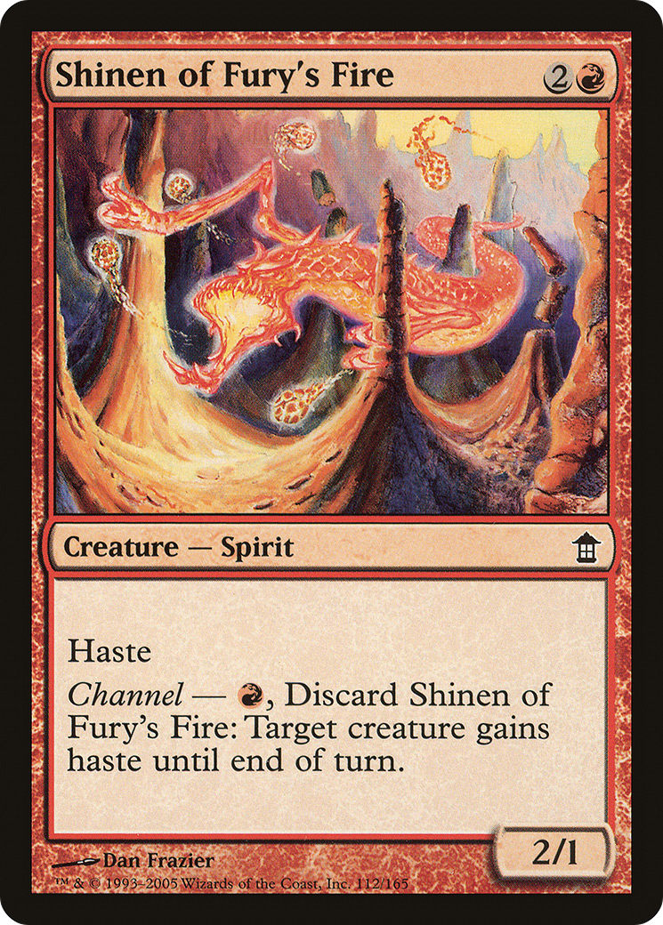 Shinen of Fury's Fire (SOK-112) [Saviors of Kamigawa] Foil MTG Single Wizards of the Coast